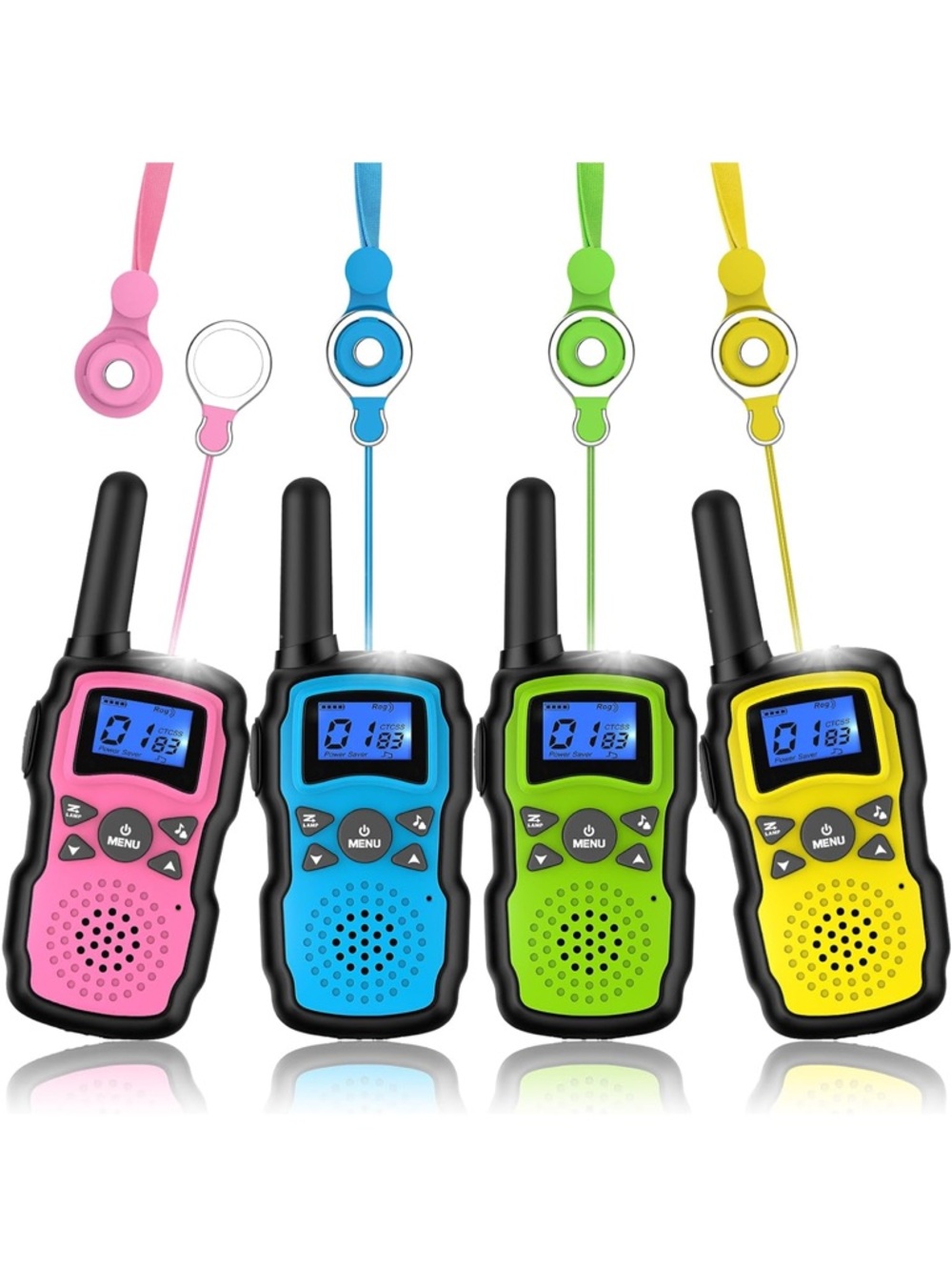 Wishouse Walkie Talkies for Kids 4 Pack